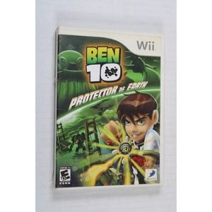 Ben 10: Protector of Earth (Nintendo Wii, 2007) Authentic, tested/works
